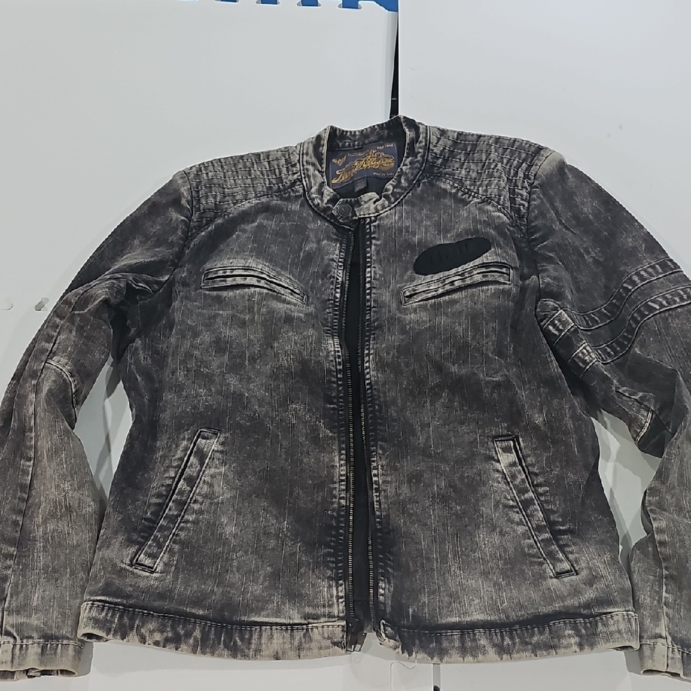 True Religion Black Denim Jacket